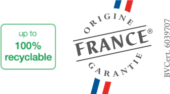 France Origine Garantie | 100% recyclable